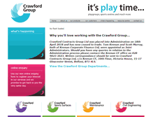Tablet Screenshot of crawfordgroupireland.com